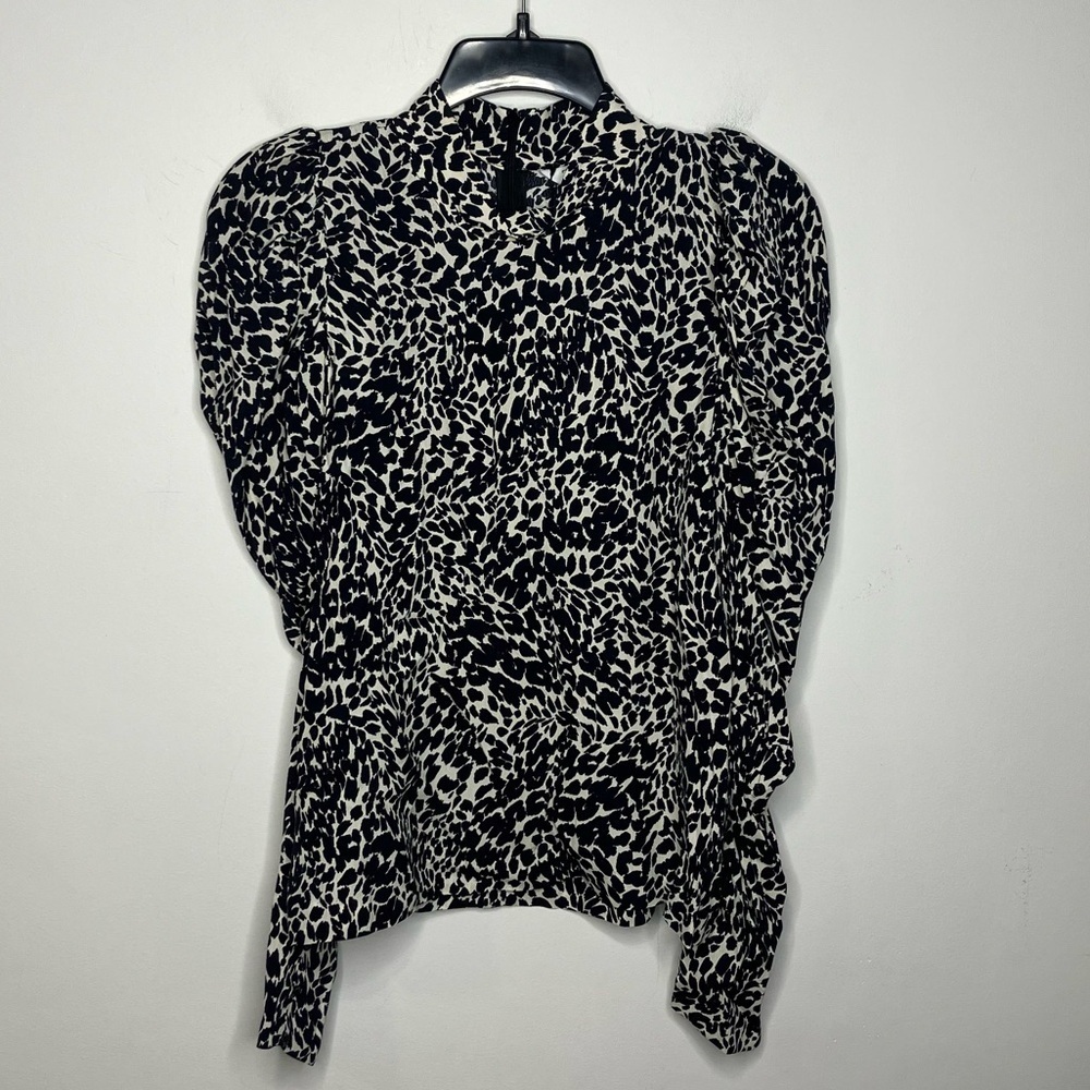 Zara puffed sleeves blouse lightweight new with tags size medium‎